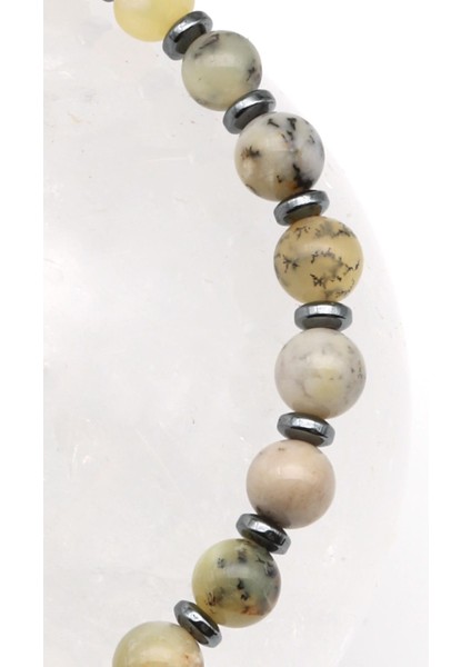 Opal Doğal Taş Makrome Örme Bileklik fiyatları