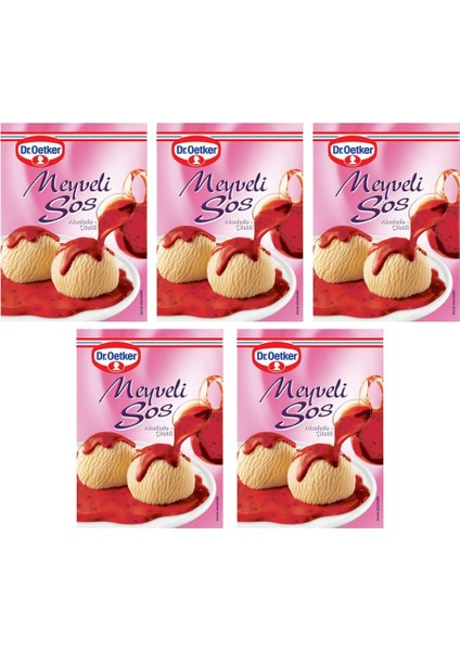 Dr.oetker Meyveli Sos 80 G 5 Li