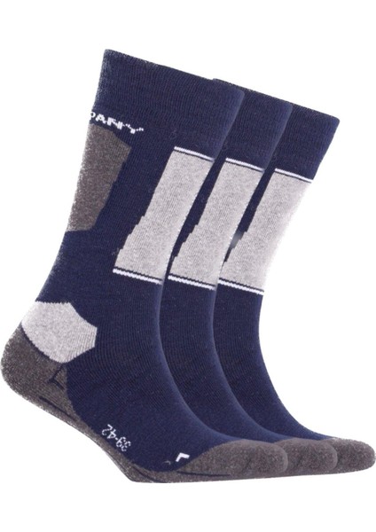 3'lü Termal Çorap Lacivert Unisex OCS008