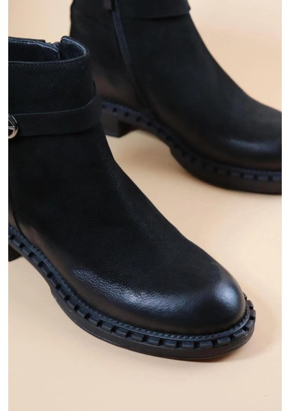 2152203K Kadın Bot Derı Sıyah M fiyatları