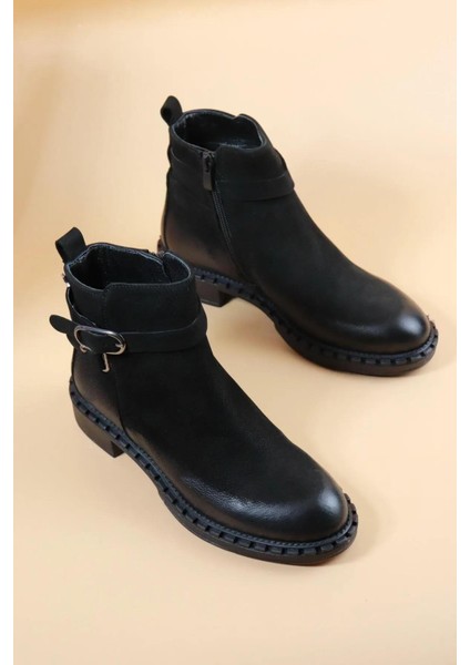 2152203K Kadın Bot Derı Sıyah M fırsatları