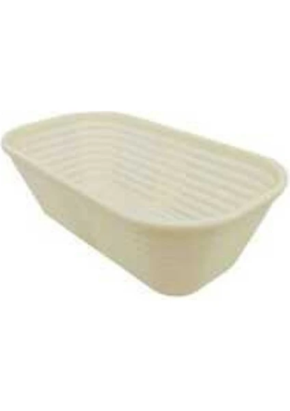 Mutfak Kitap Oval Plastik Bambu Tipi Ekmek Mayalama Sepeti 28X15X9 cm