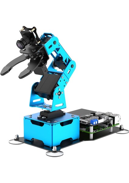 Lewansoul Raspberry Pi Aı Vision Robotik Kol 5 Dof Mini Programlanabilir