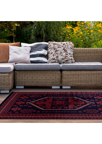 Kadife Velvet Siena Yağcıbedir Dekoratif Yıkanabilir Kaymaz Taban Kilim