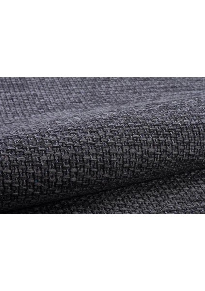 Halıca S-9714 Jüt Sisal Füme Siyah Dekoratif Yuvarlak Halı fırsatları