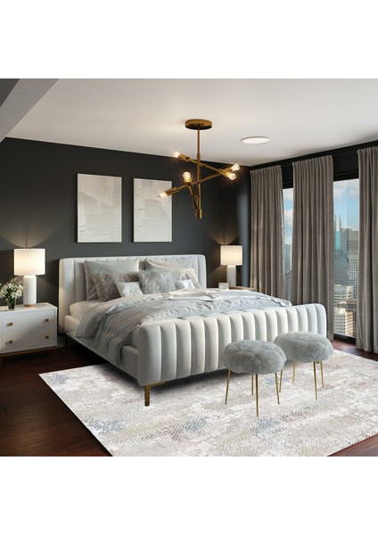 Angora Bien 9971F Renkli Modern Akrilik Halı fiyatları