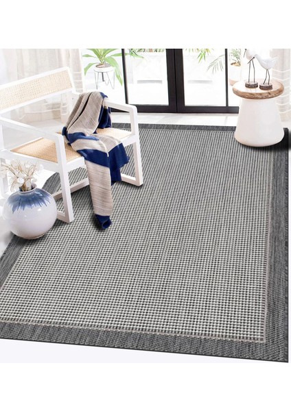 Halıca S-9213 Jüt Sisal Gri Dekoratif Halı