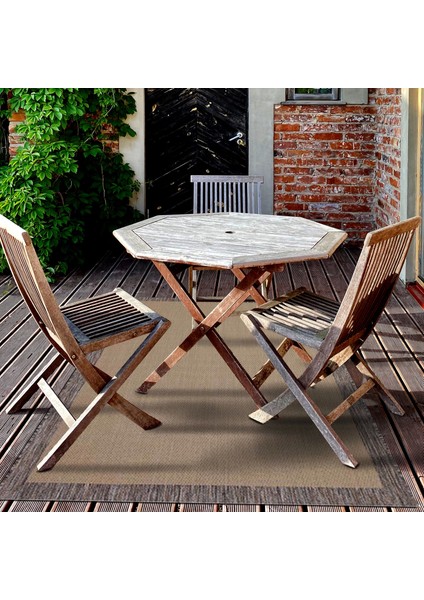 Halıca S-9709 Jüt Sisal Bej Kahve Dekoratif Halı modelleri
