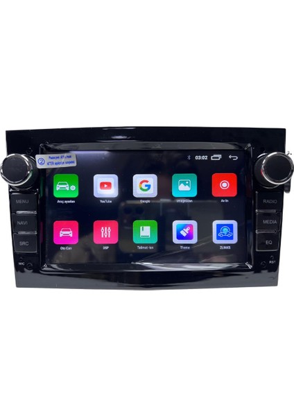 Oto Multimedya Opel Vectra C Black Unı - Ty / 2 GB Ram 32 GB HDD / 7 Inch Ekr. Carplay And. 13 Double Teyp - Navigasyon Cihazı Myw