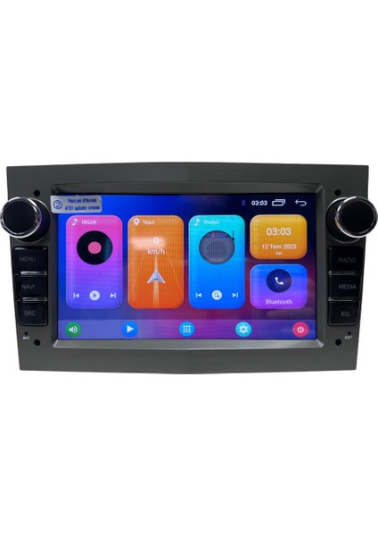 Araç Multimedya Opel Corsa C Silver Unı - Ty / 2 GB Ram 32 GB HDD / 7 Inch Ekr. Carplay And. 13 Double Teyp - Navigasyon Cihazı Myw
