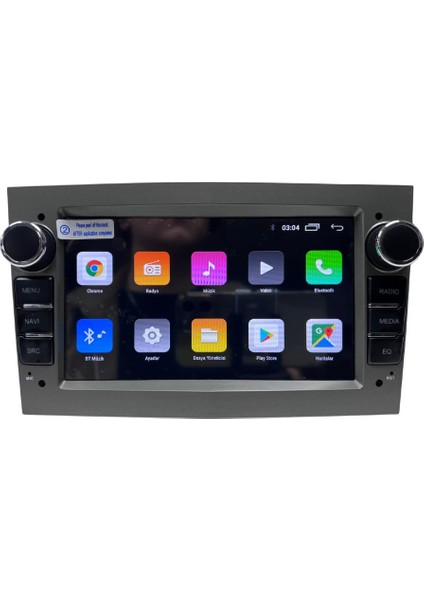 Araç Multimedya Opel Corsa C Silver Unı - Ty / 2 GB Ram 32 GB HDD / 7 Inch Ekr. Carplay And. 13 Double Teyp - Navigasyon Cihazı Myw