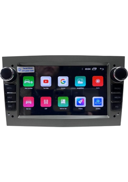 Araç Multimedya Opel Corsa C Silver Unı - Ty / 2 GB Ram 32 GB HDD / 7 Inch Ekr. Carplay And. 13 Double Teyp - Navigasyon Cihazı Myw