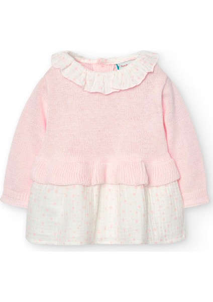 Kız Bebek Elbise Açık Pembe