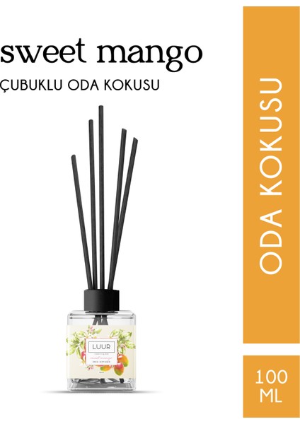 Sweet Mango Fiber Çubuklu Oda Kokusu 100ML