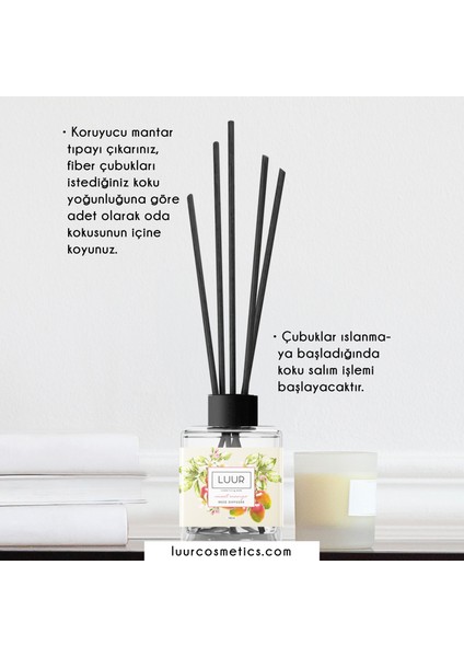 Sweet Mango Fiber Çubuklu Oda Kokusu 100ML modelleri