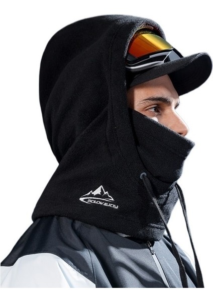 Kış Kayak Başlığı Rüzgar Geçirmez ve Soğuğa Dayanıklı Bisiklet Sıcak Maskesi (Yurt Dışından)