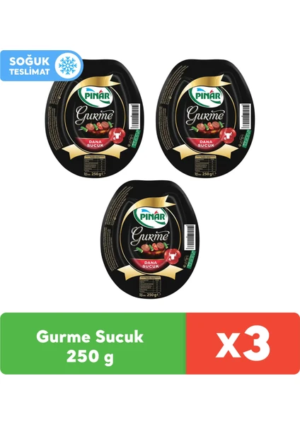 Gurme Sucuk 250 g x 3 Adet