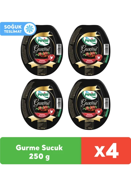 Gurme Dana Sucuk 250 g x 4 Adet