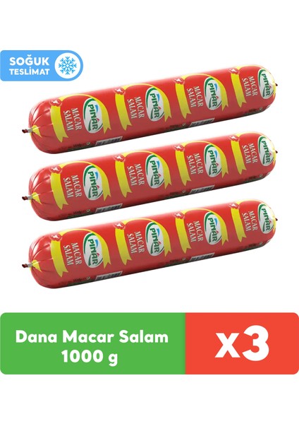 Dana Macar Salam 1000 gr x 3 Adet