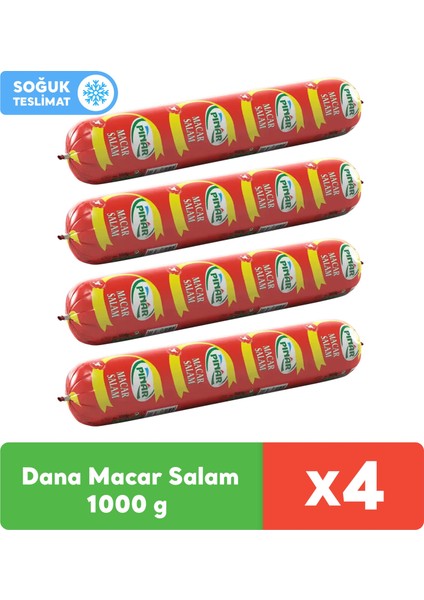 Dana Macar Salam 1000 gr x 4 Adet