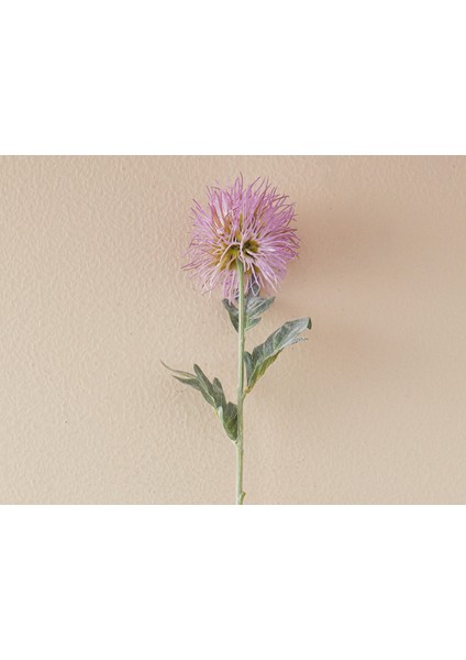 English Home Sea Holly Tek Dal Yapay Çiçek 62 cm Lila