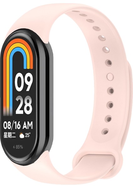 Kordon, Xiaomi Mi Band 8 ile Uyumlu Silikon Yumuşak Kayış