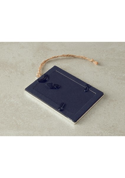 Yılbaşı Glitter Çerçeveli Yılbaşı Ağaç Süsü 7,5X10 cm Silver fiyatları