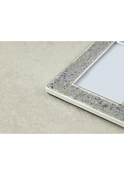 Yılbaşı Glitter Çerçeveli Yılbaşı Ağaç Süsü 7,5X10 cm Silver modelleri