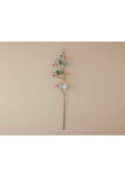 English Home Yılbaşı Branch Leaves Tek Dal Yapay Çiçek 90 cm Pembe