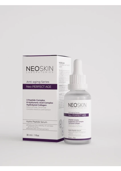 Neo Perfect Age - Dolgunlaştırıcı, Nemlendirici, Anti-Aging Peptit Serumu (3peptide + 8 Ha Complex +H.collagen)