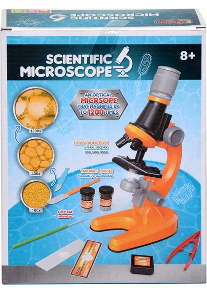 Vardem Fabbatoys Işıklı Objektif Bilim Mikroskopu indirimleri