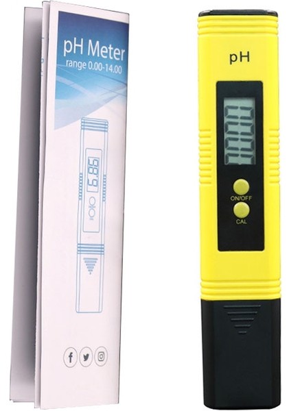 0-14 Ph El Dijital Ph Ölçer Kalem LCD Ekran ile Içme Suyu Test Cihazı Akvaryum Havuz Saflık Test Cihazı Otomatik Kalibrasyon (Yurt Dışından) indirimleri