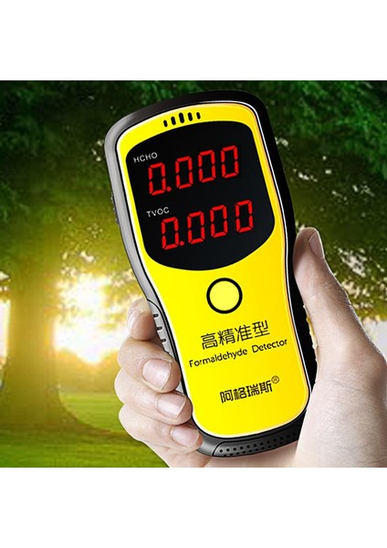 Taşınabilir Formaldehit Sensörü Profesyonel Dijital Hava Kalitesi Monitörü Gaz Analizörü Test Cihazı Ölçer LCD Hcho Tvoc (Yurt Dışından) fiyatları