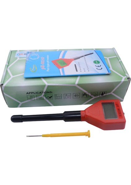 Taşınabilir Toprak Ph Ölçer Test Cihazı Asitometre Dijital Su Kalitesi Saflık Monitörü (Yurt Dışından)