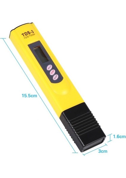 Sıcak 1 Adet Dijital LCD Su Kalitesi Test Kalemi Saflık Filtresi Tds Metre Cihazı 0-9990 Ppm Sıcaklık Taşınabilir (Yurt Dışından) indirimleri