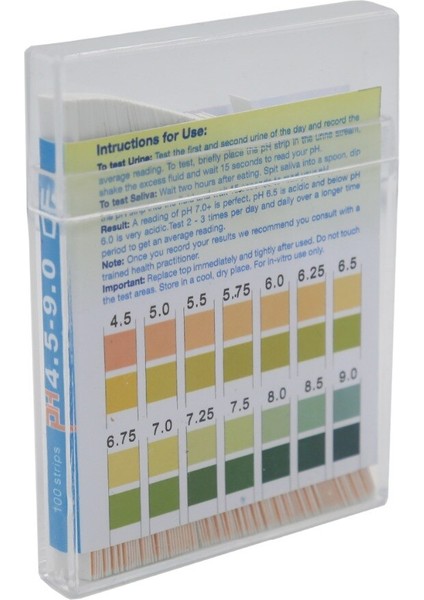 100 Şerit 0,25 Hassas Akvaryum Suyu Ph Test Şeritleri Evrensel Aralık 4,5-9,0 Turnusol Kağıdı Asidik Alkali Göstergesi 30% Kapalı (Yurt Dışından) fiyatları