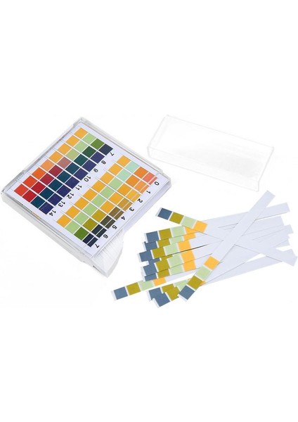 100 Şerit/kutu 0-14 Ph Test Şeritleri 0-14 Ölçekli Premium Turnusol Test Cihazı Kağıdı Test Ph Su Seviyesi Için Ideal (Yurt Dışından) fırsatları
