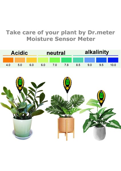 In 1 Dijital Ph Ölçer Ph Test Cihazı Toprak Su Nemi Test Ölçer Kiti Sıcaklık Güneş Işığı Test Cihazı Bahçe Çiftliği Tohumlama (Yurt Dışından) indirimleri