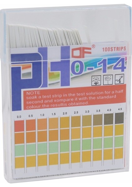 Ph Test Şeritleri 0-14, Yüzme Havuzları, Hidroponik, Akvaryum, Toprak, Idrar Için Su Kalitesini Test Eden Evrensel Şeritler (Yurt Dışından)