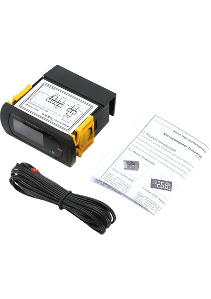 RC-111H LCD Dijital Mikrobilgisayar Sıcaklık Kontrol Cihazı Termostat Sensörü (Yurt Dışından)