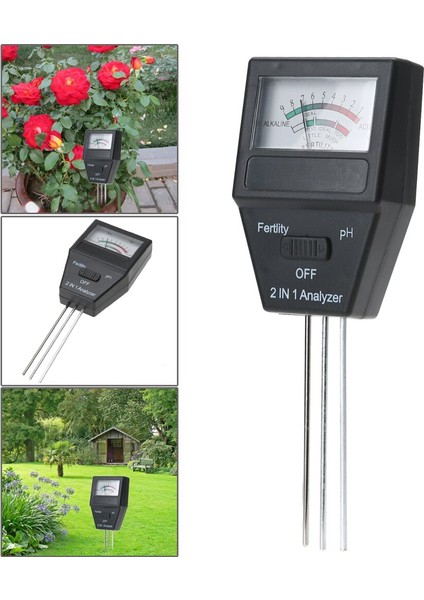 In 1 Toprak Nem Ölçer Bahçe Ph Ölçer Test Cihazı Dijital Analizörü Bahçe Aracı Ev Bahçe Metre Aracı (Yurt Dışından) fiyatları