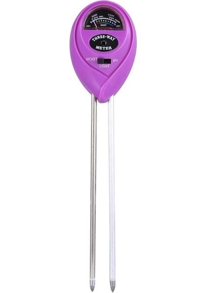 3-In-1 Toprak Dijital Ph Ölçer Saksı Higrometre Toprak Test Cihazı Su Nem Işık Ölçer Analizörü Bahçe Aletleri (Yurt Dışından)