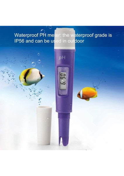 PH-037 Su Geçirmez Dijital Ph Ölçer Taşınabilir Su Miktarı Ph Test Cihazı Ph Kalem Içme Suyu ve Akvaryum Laboratuvarı Için (Yurt Dışından) fiyatları
