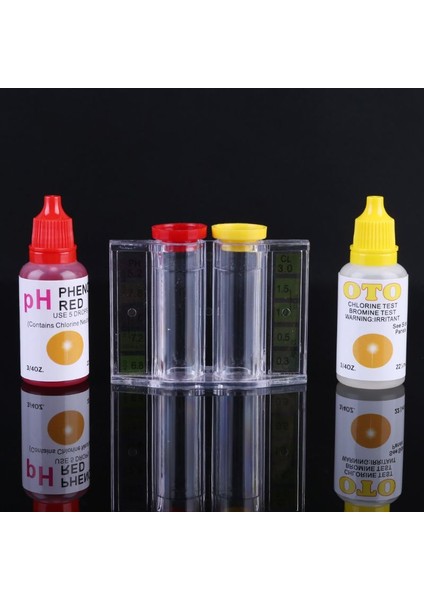 Ph Klor Su Kalitesi Test Kiti Yüzme Havuzu Topraksız Akvaryum Test Cihazı (Yurt Dışından)