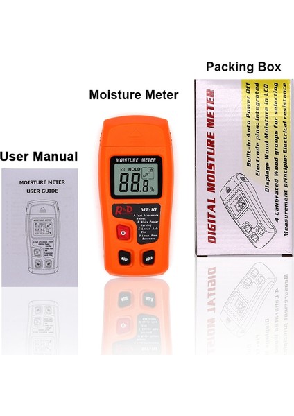 Ar-Ge Mt-10 EMT01 Ahşap Nem Ölçer Ahşap Nem Test Cihazı Higrometre Kereste Nemli Ağaç Yoğunluk Test Cihazı Gri Turuncu (Yurt Dışından) indirimleri