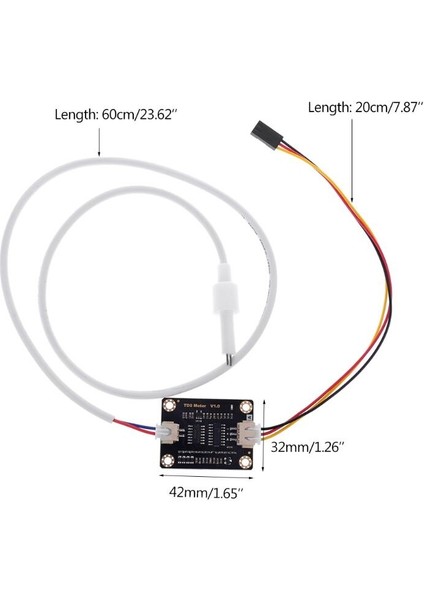 Analog Tds Sensörü Su Iletkenlik Sensörü Arduino Için Sıvı Algılama Su Kalitesi Izleme Modülü Dıy Tds Çevrimiçi Monitör (Yurt Dışından)