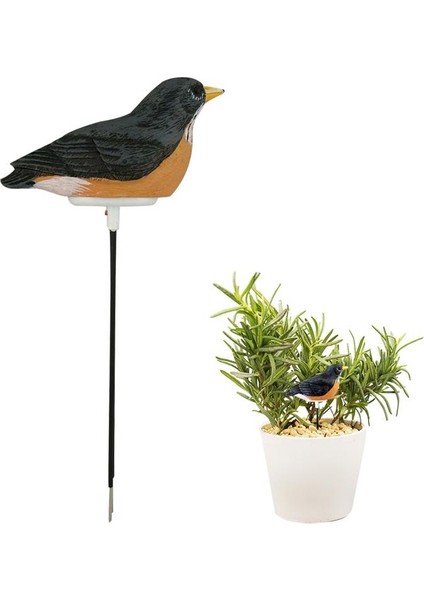 Sıcak Yeni Reçine Kuşlar Toprak Nem Ölçer Nem Test Cihazı Sensörü Kapalı Bonsai Bahçe Çiftliği Sulama Hatırlatma (Yurt Dışından)