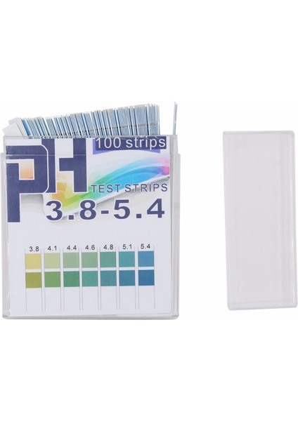 100 Şerit Kısa Menzilli Ph Alkali Asit 3.8-5.4 Gösterge Turnusol Kağıdı Ph Test Şeritleri 20% Kapalı (Yurt Dışından)