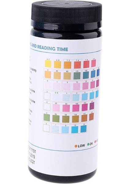 50 Şerit Su Test Şeritleri 7in1 Brom Ph Alkalinite Nitrit Klor Sertliği J6PC (Yurt Dışından)