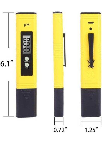 Dijital Ph Test Cihazı Cep Ph Ölçer Aralığı 0.00-14.00 Ph Kalem Ph Ölçümü Yüksek Doğruluk 0.01 Ph Mini Su Sayacı Ph (Yurt Dışından) modelleri